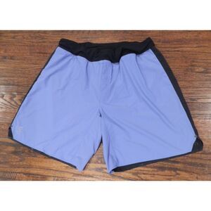 On Cloud Blue Black Lightweight Lined Shorts Men's Size XL